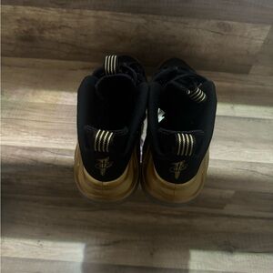 Black and Gold Sneakers